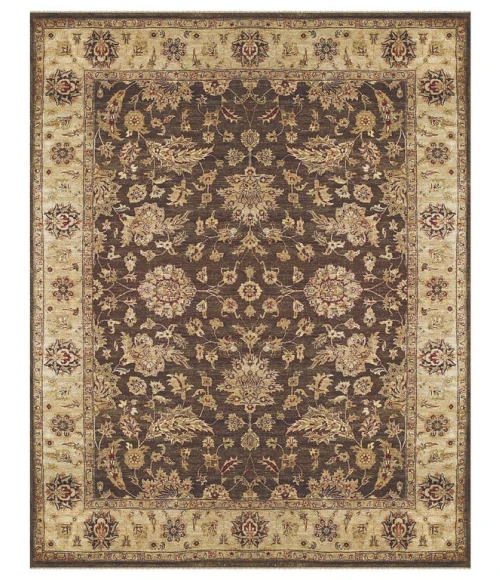 Feizy DRAKE 6049F IN BROWN/BEIGE 5' 6" x 8' 6" Area Rug
