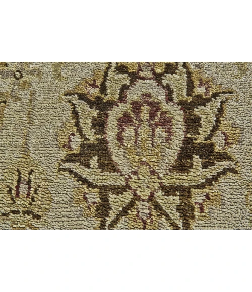 Feizy DRAKE 6049F IN BROWN/BEIGE 5' 6" x 8' 6" Area Rug