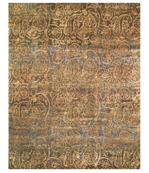 Feizy VERDIGRIS 7158F IN BLUE/MULTI 2' x 3' Sample Area Rug