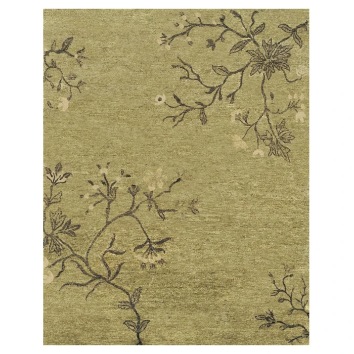 Feizy CORDONNET 7151F IN LIGHT GREEN 5' 6" x 8' 6" Area Rug