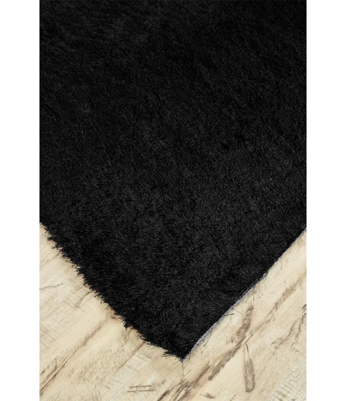 Feizy INDOCHINE 4550F IN BLACK 2' 6" X 6' Runner Area Rug