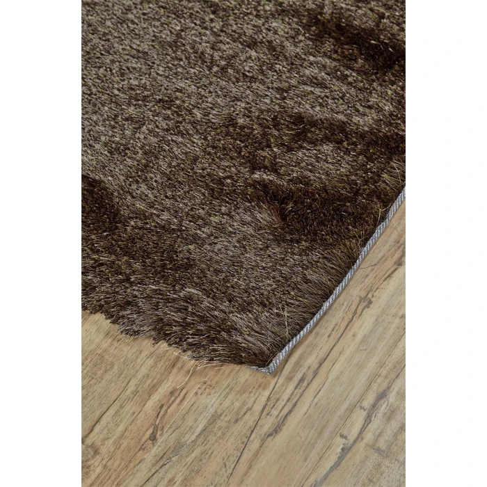Feizy INDOCHINE 4550F IN LIGHT BROWN 10' X 10' Round Area Rug