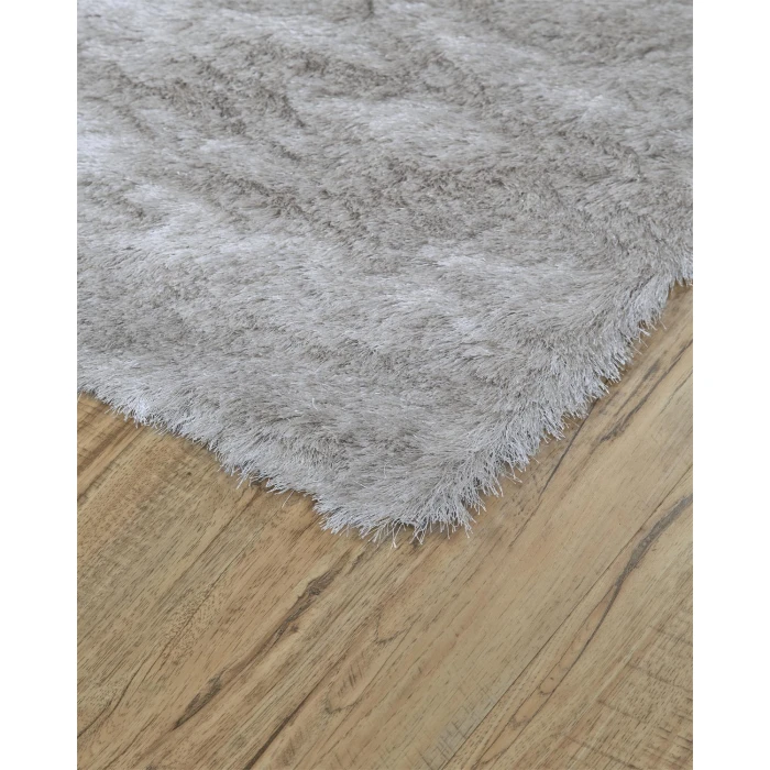 Feizy INDOCHINE 4550F IN PLATINUM 2' 6" X 6' Runner Area Rug