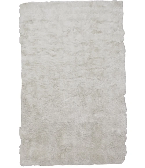 Feizy INDOCHINE 4550F IN WHITE 3' 6" x 5' 6" Area Rug