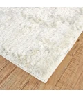 Feizy INDOCHINE 4550F IN WHITE 3' 6" x 5' 6" Area Rug