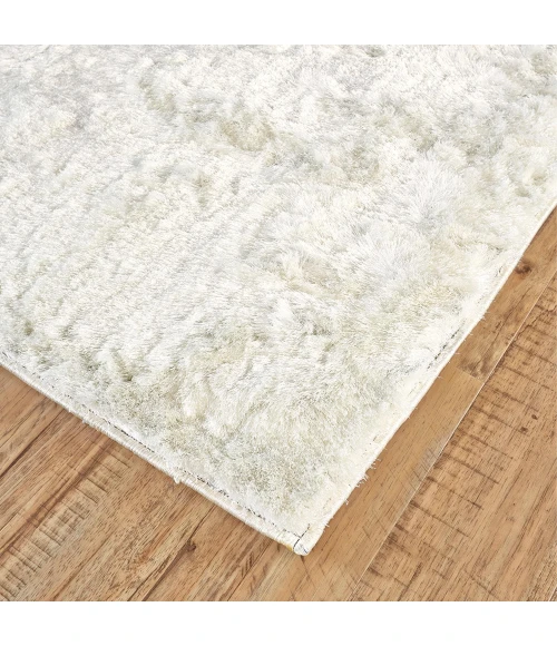 Feizy INDOCHINE 4550F IN WHITE 3' 6" x 5' 6" Area Rug