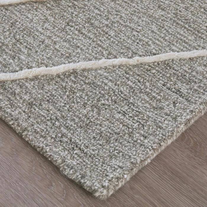 Feizy Euclid Taupe/Ivory/Gray T11T8004 5ft. x 8ft. Rect. Rug