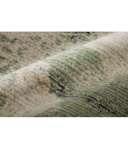 Feizy Sonora Green/Ivory/Tan SNR39U9F 7ft.10in. x 10ft.3in. Rect. Rug