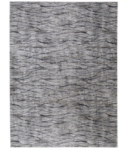 Feizy Sonora GRAY/CHARCOAL SNR39NXF 2 ft. 6 in. X 7 ft. 3 in. Rectangle Rug