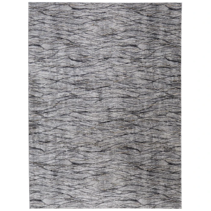 Feizy Sonora GRAY/CHARCOAL SNR39NXF 2 ft. 6 in. X 7 ft. 3 in. Rectangle Rug