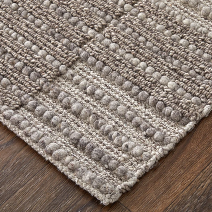 Feizy Herrick Taupe/Ivory/Brown T36T8021 3ft.6in. x 5ft.6in. Accent Rug Rug