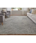 Feizy Elias GREEN/GRAY ELS69FYF 12 ft. X 15 ft. Rectangle Rug