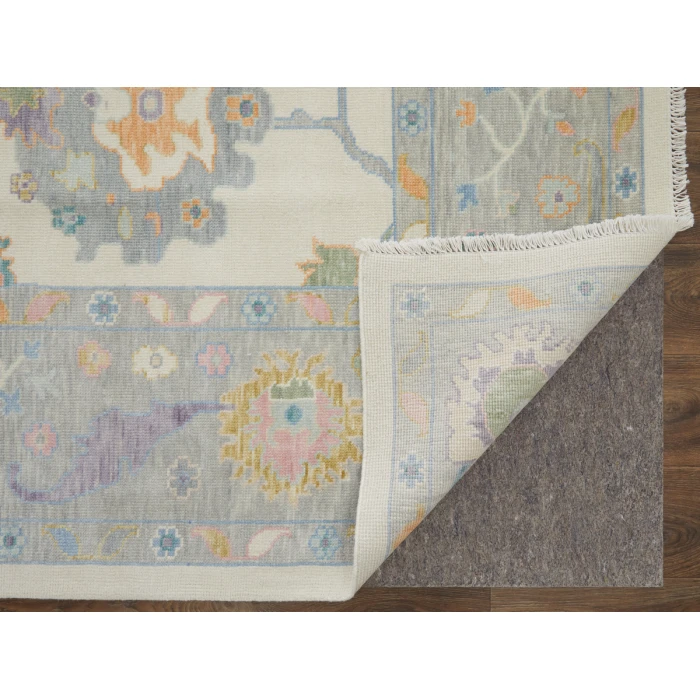 Feizy Karina IVORY/GRAY 90969G9F 8 ft. 6 in. X 11 ft. 6 in. Rectangle Rug