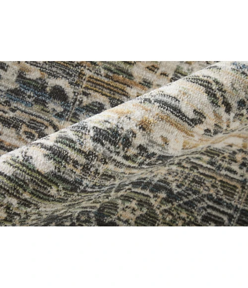 Feizy Augustine Black/Ivory/Green AUG39TUF 9ft. x 12ft. Rect. Rug