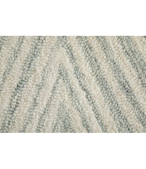 Feizy Wallace Gray/Ivory WAL8A41F 5 ft. X 8 ft. Rect. Rug