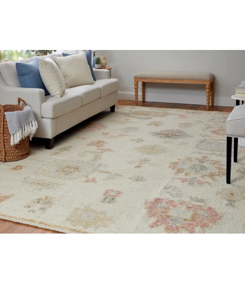 Feizy Grafton IVORY/MULTI GFT69FLF 7 ft. 9 in. X 9 ft. 9 in. Rectangle Rug