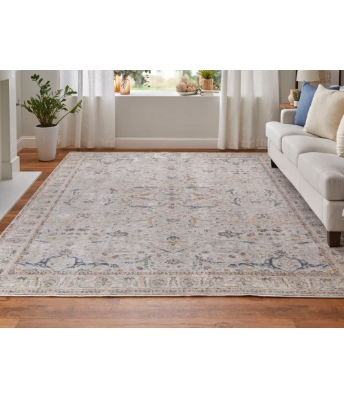 Feizy Pasha IVORY/MULTI PAS39M4F 7 ft. 10 in. X 10 ft. 3 in. Rectangle Rug