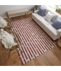 Feizy Bermuda II Red/Ivory 7520783F 9ft. x 12ft. Rect. Rug