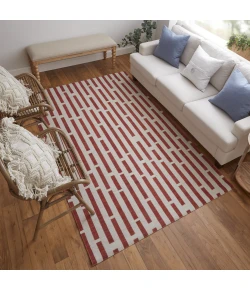 Feizy Bermuda II Red/Ivory 7520783F 9ft. x 12ft. Rect. Rug