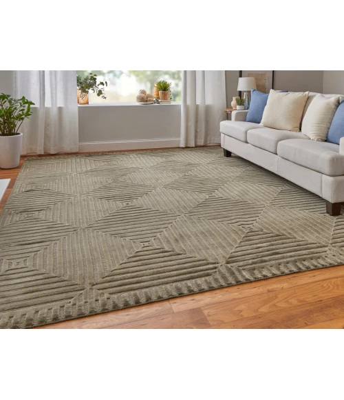 Feizy Channels JADE 2877276F 7 ft. 9 in. X 9 ft. 9 in. Rectangle Rug
