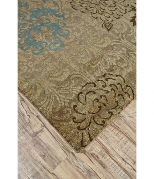 Feizy QUING 6062F IN CAMEL 2' x 3' Sample Area Rug