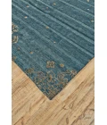Feizy QUING 6064F IN TEAL 7' 9" x 9' 9" Area Rug