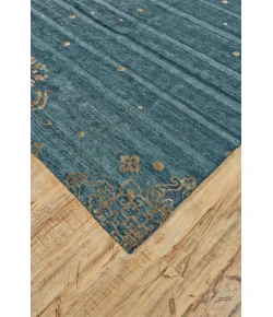 Feizy Quing 6064F TEAL Area Rug 7 ft. 9 X 9 ft. 9 Rectangle