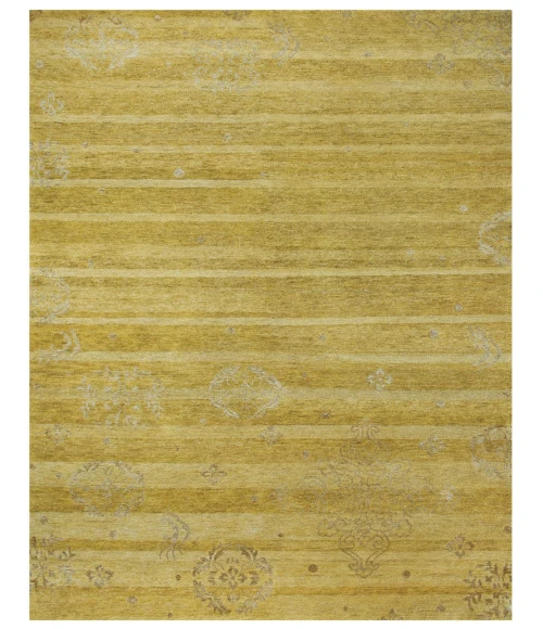 Feizy QUING 6064F IN YELLOW 7' 9" x 9' 9" Area Rug