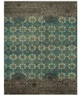 Feizy QUING 6066F IN SILVER SAGE 2' x 3' Sample Area Rug