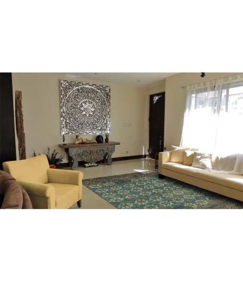 Feizy QUING 6066F IN SILVER SAGE 2' x 3' Sample Area Rug