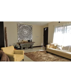 Feizy Quing 6067F BROWN Area Rug 7 ft. 9 X 9 ft. 9 Rectangle