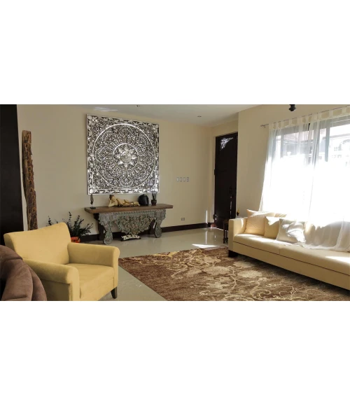 Feizy QUING 6067F IN BROWN 7' 9" x 9' 9" Area Rug