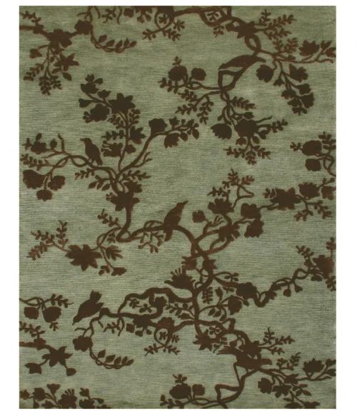 Feizy BODHI 6033F IN CELADON 5' 6" x 8' 6" Area Rug