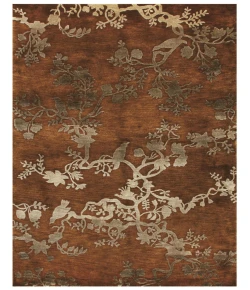 Feizy Bodhi 6033F RUST Area Rug 7 ft. 9 X 9 ft. 9 Rectangle