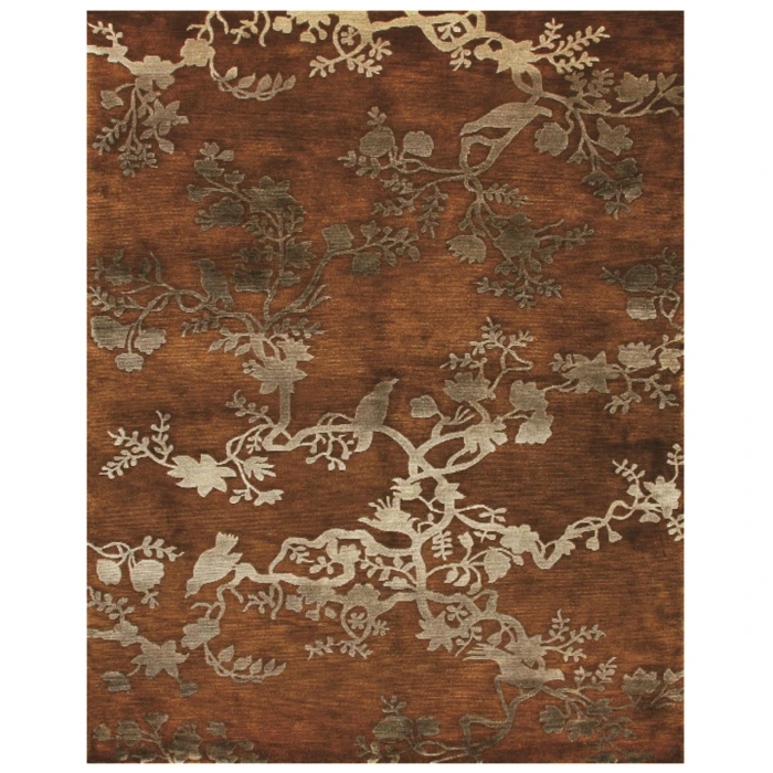 Feizy BODHI 6033F IN RUST 3' 6" x 5' 6" Area Rug