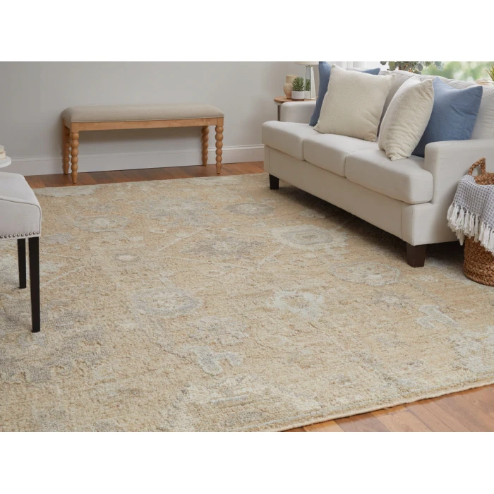 Feizy Grafton BROWN GFT69F8F 7 ft. 9 in. X 9 ft. 9 in. Rectangle Rug