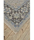 Feizy GOSHEN 0640F IN SMOKE/GRAY 2' x 3' Sample Area Rug