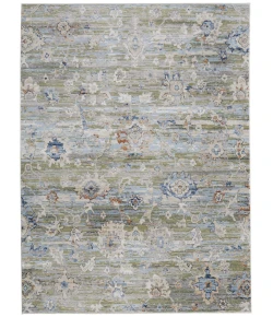 Feizy Melrose GREEN/IVORY MEL39P3F 9 ft. 0 in. X 12 ft. 8 in. Rectangle Rug