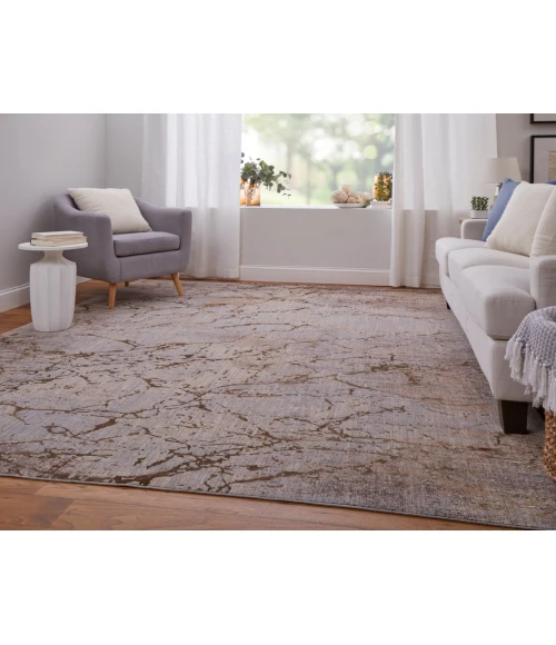 Feizy Pryor BROWN/MULTI PRY39NEF 2 ft. X 3 ft. Rectangle Rug