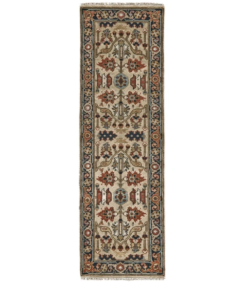 Feizy USTAD 6109F IN CAMEL/BLACK 2' x 3' Sample Area Rug