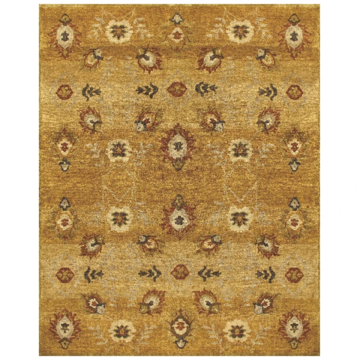 Feizy AMZAD 6114F IN GOLD 5' 6" x 8' 6" Area Rug