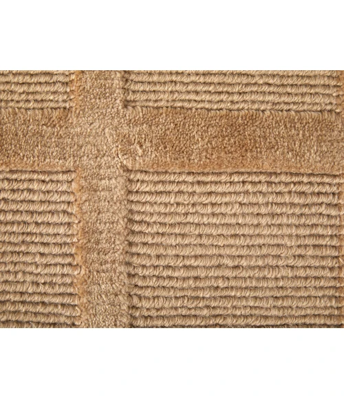 Feizy Channels BEIGE 2877278F 5 ft. 6 in. X 8 ft. 6 in. Rectangle Rug