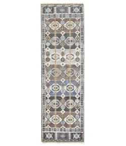 Feizy Ashi 6130F STEEL Area Rug 2 ft. X 3 ft.