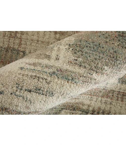 Feizy Eden Ivory/Gray/Green EDN39QWF 6ft.4in. x 9ft.2in. Rect. Rug