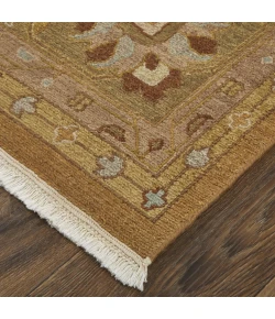 Feizy Sasha Gold/Green/Red 4640618F 9ft.6in. x 13ft.6in. Rect. Rug