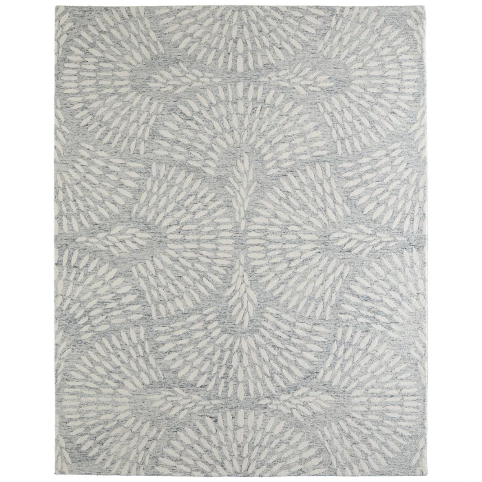 Feizy Wallace Gray/Ivory WAL8A38F 2 ft. X 3 ft. Rect. Rug