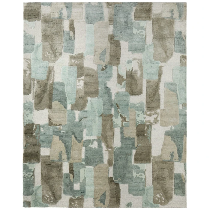 Feizy Kendall Green/Brown/Ivory KDL8A59F 2 ft. X 3 ft. Rect. Rug