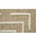 Feizy Fenner Taupe/Ivory T10T8003 2ft.6in. x 8ft. Rect. Rug