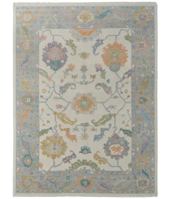 Feizy Karina IVORY/GRAY 90969G9F 5 ft. 6 in. X 8 ft. 6 in. Rectangle Rug