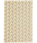 Feizy SAPHIR ZAM 3253F IN CREAM/SILVER 2' 6" x 8' Runner Area Rug